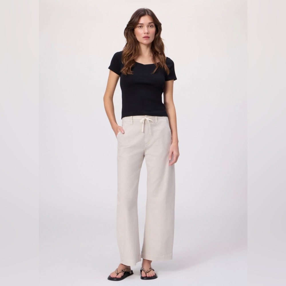 PAIGE Arellia Ankle Barrel Leg Pant “Vintage Pumice Stone” 29